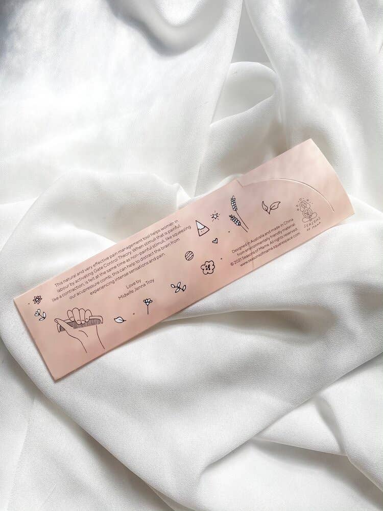 seasons of mama - Wholesale Hair brush/comb - Reflexology Comb for Labour + Birth6