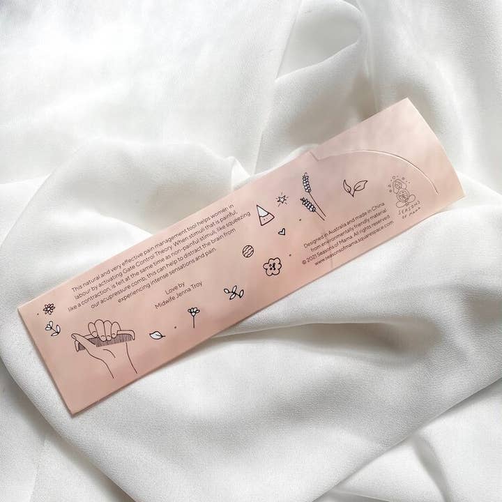 seasons of mama - Wholesale Hair Brush/Comb - Reflexology Comb for Labour + Birth6