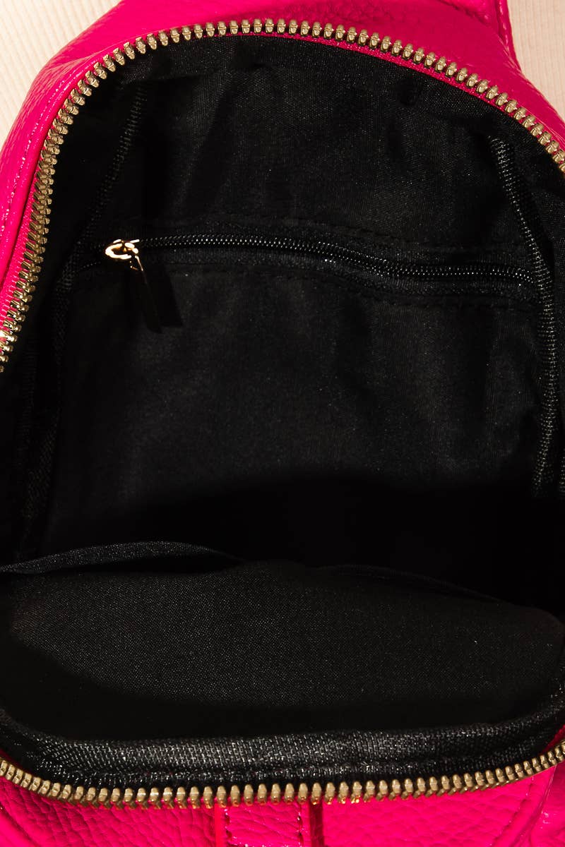 Collections by Fame Accessories - Vente Sac à bandoulière – femme - Sac en cuir à bandoulière unique6