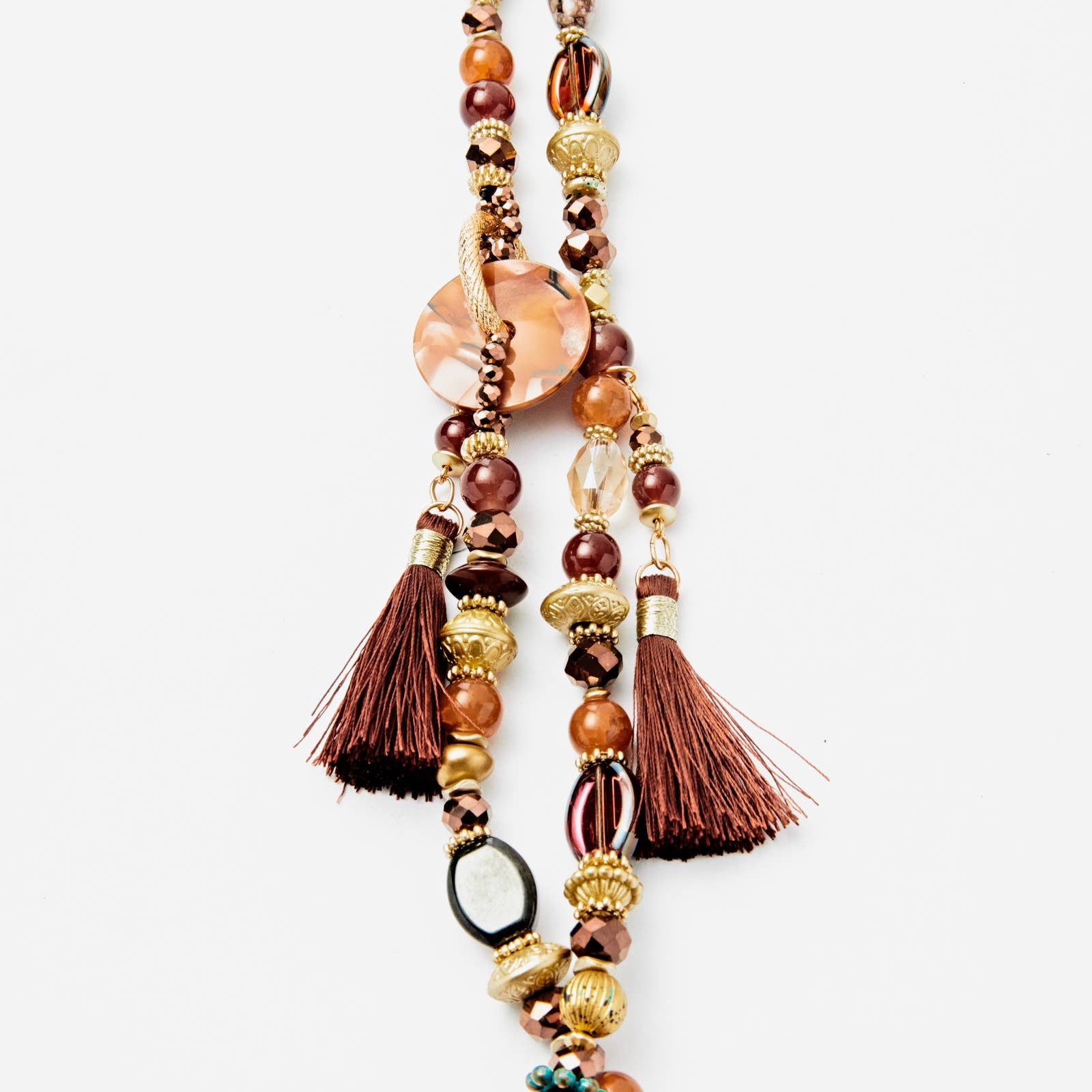 Lovelika – wholesale Y-neck/lariat necklace – Resin long necklace - Chloe14