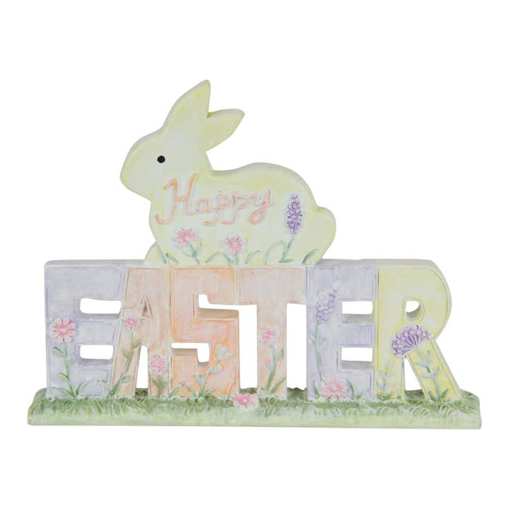Cubby House by Malmar - Wholesale Sign - 16cm Bunny on Easter Sign