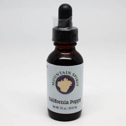Teinture de pavot de Californie pour la vente par Mountain Spirit Herbals LLC.