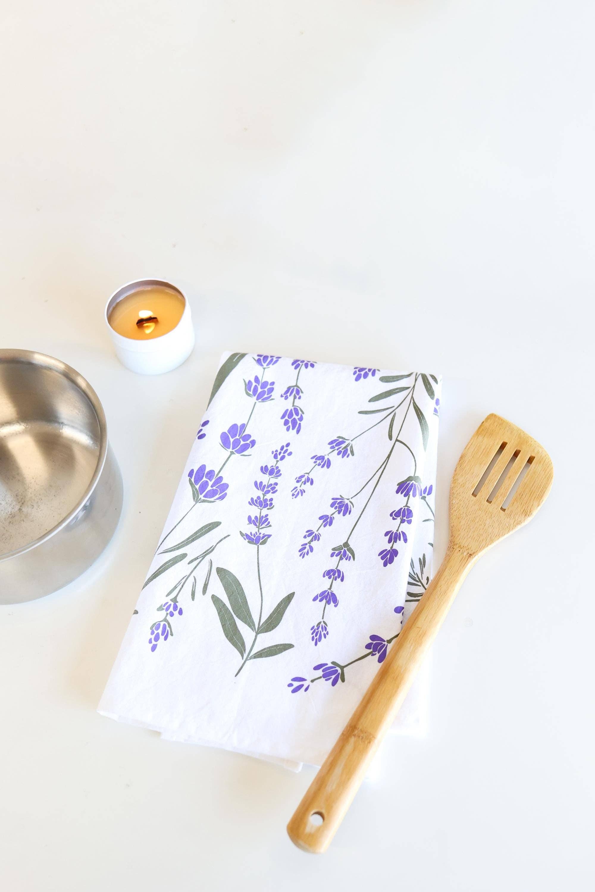 Highland Ridge  |  Handmade Home Decor - Wholesale Tea Towel - Lavender Tea Towel2