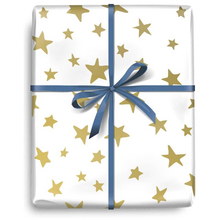 Étoiles dorées - demi-ramette pour la vente par The Gift Wrap Company