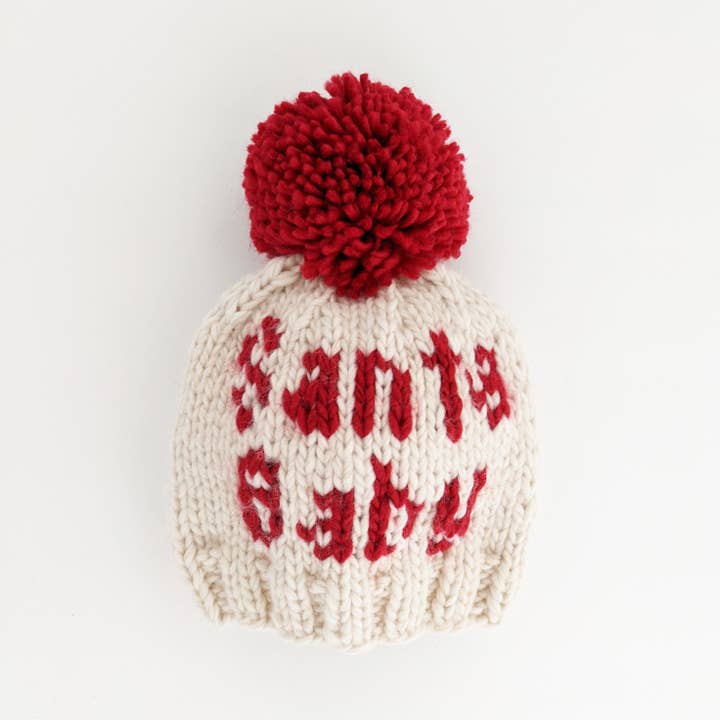 Huggalugs - Wholesale Beanie - Kids - Santa Baby Hand Knit Beanie Hat Baby & Kids