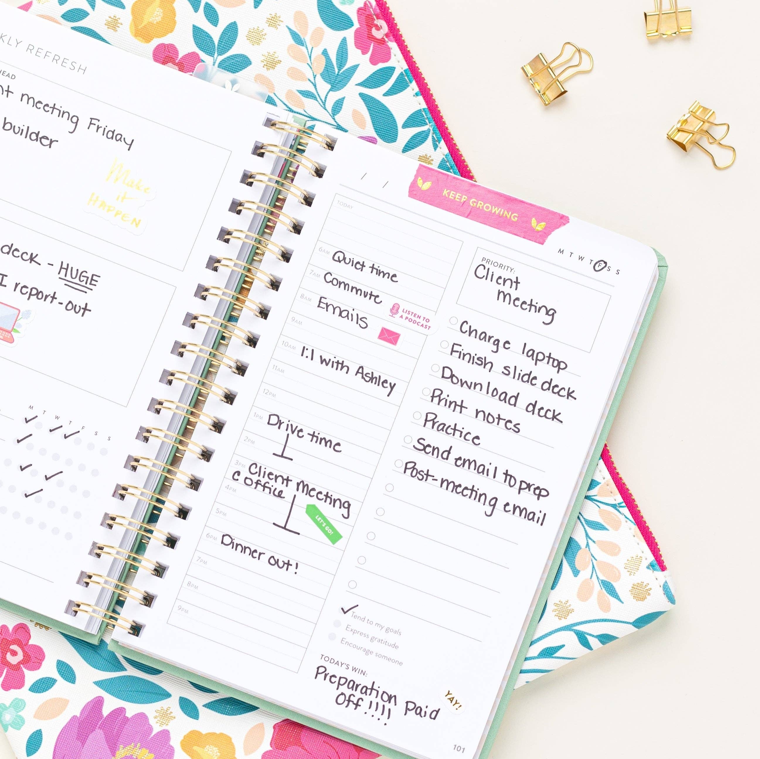 Cultivate What Matters - Wholesale Planner - Fresh Start Daily Goal Planner® | Aloe11