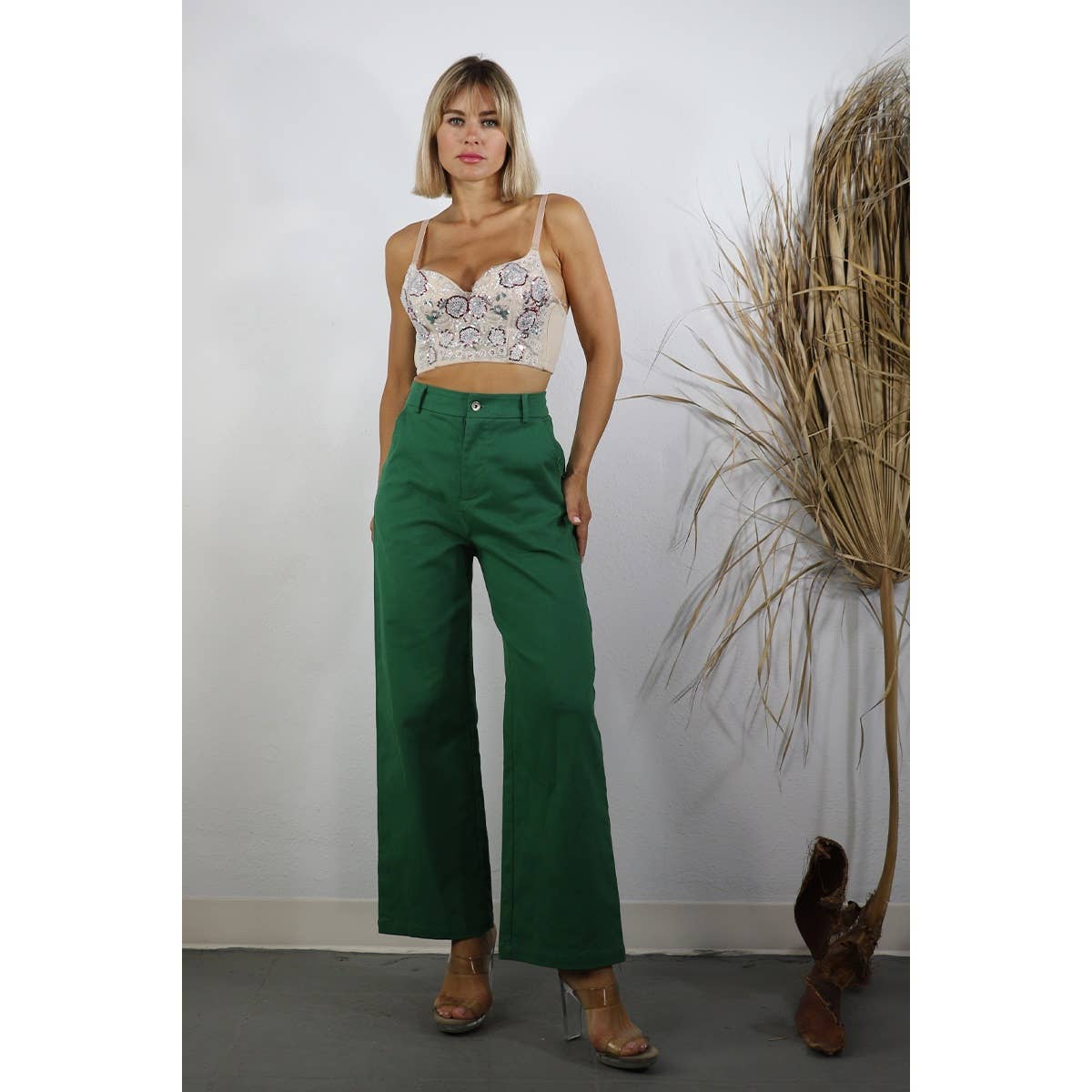 NUDE RHINESTONE BUSTIER for wholesale on Faire10