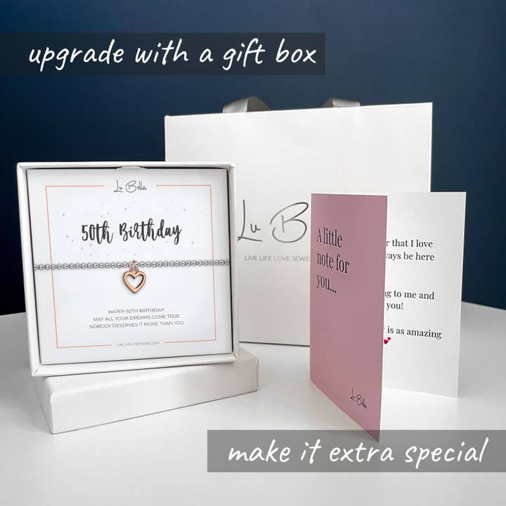 Lu Bella – wholesale Berlockarmband – 50th födelsedag armband | Vänskapspresenter för kvinnor