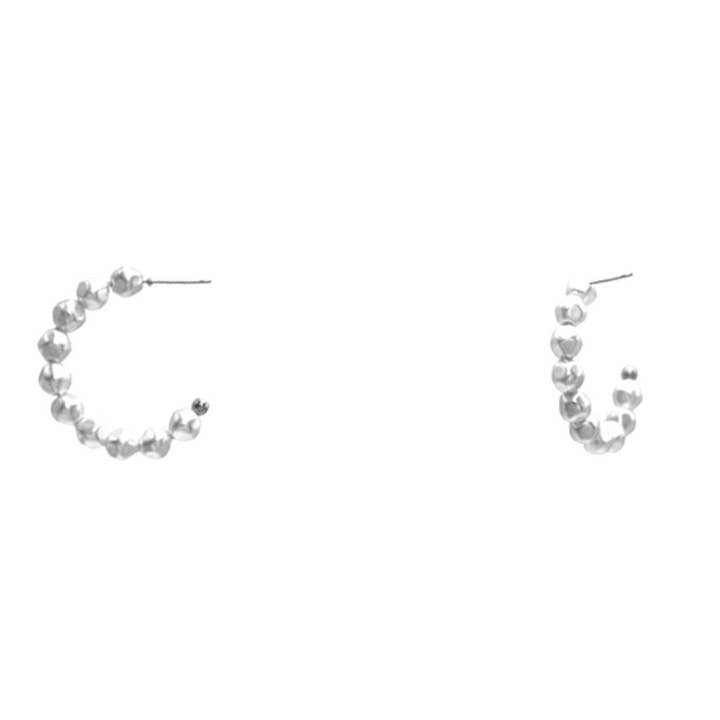 JOIA ACCESSORIES - Wholesale Hoop Earrings - PEARL HOOP EARRING, ME 49732