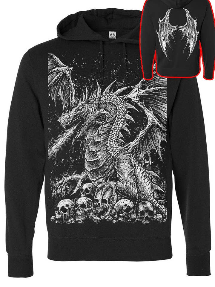 Sudadera con capucha Dragon's Lair para venta al por mayor de vampirefreaks