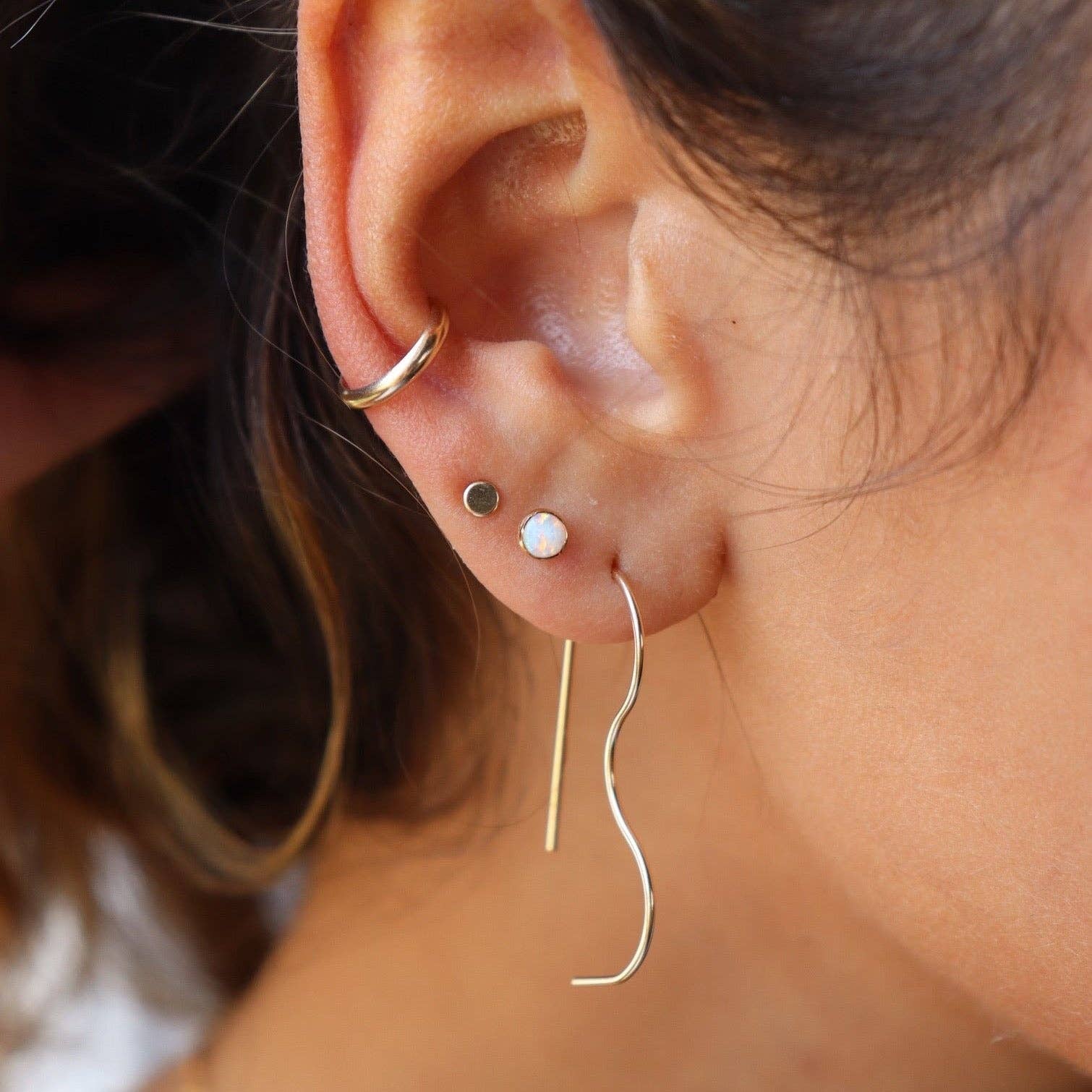 Token Jewelry - Wholesale Stud/Post Earrings - Opal Studs1