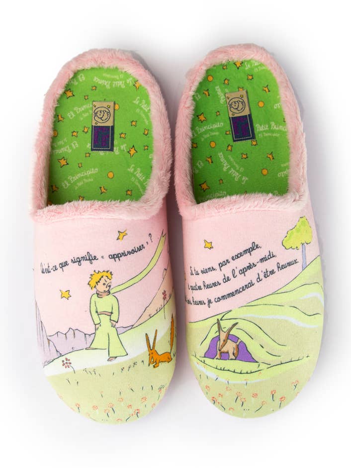 Pantoufles roses Little Prince LPM5 pour la vente par Marpen Slippers