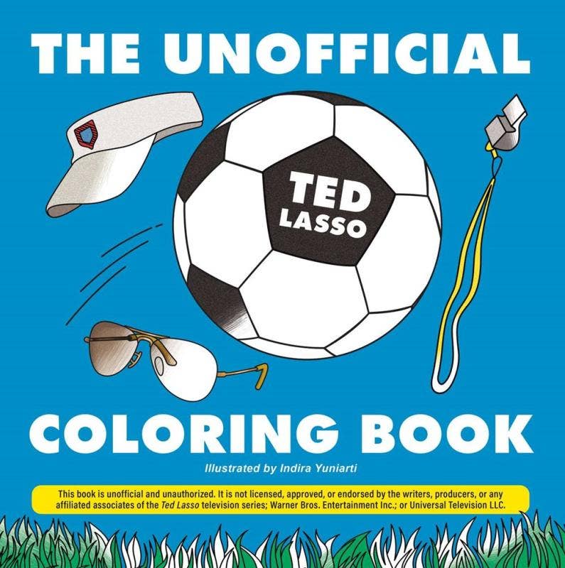 Microcosm Publishing & Distribution - Wholesale Coloring & Activity Book - Adult - Unofficial Ted Lasso Coloring Book, The0