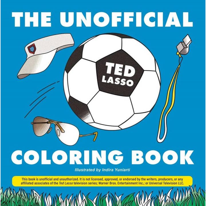Microcosm Publishing & Distribution - Wholesale Coloring & Activity Book - Adult - Unofficial Ted Lasso Coloring Book, The