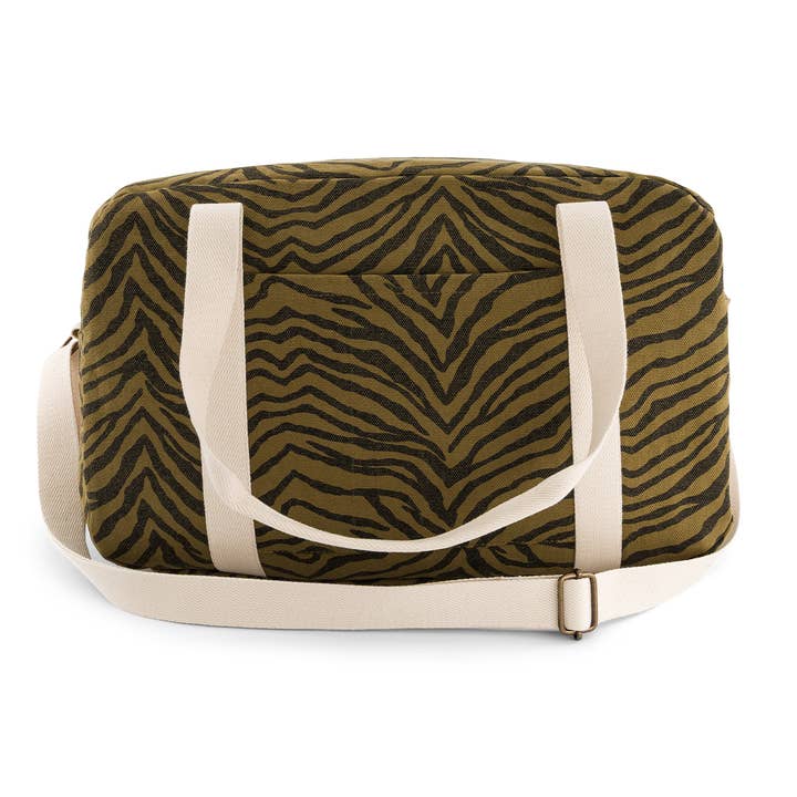 WEEKEND BAG - DIAPER BAG RAPHAEL ZEBROU OLIVE for wholesale by Rose in April