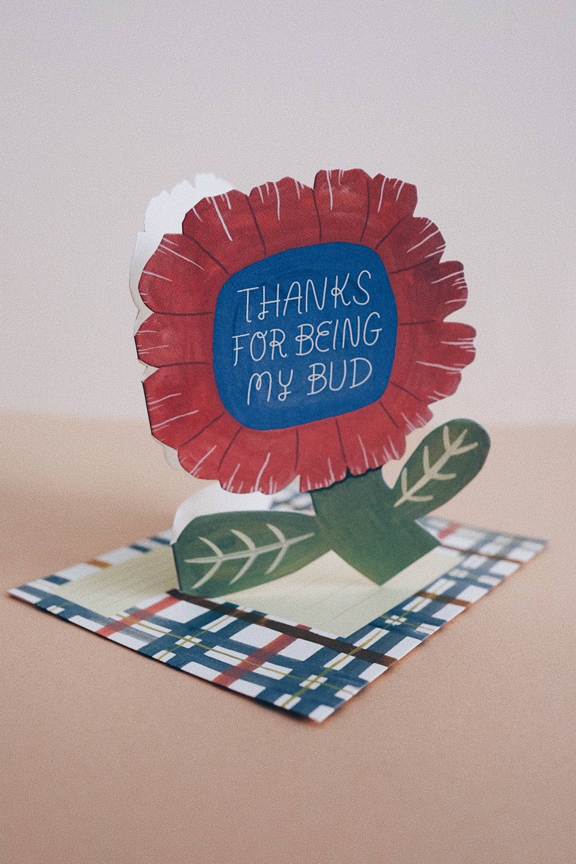 Small Adventure - Wholesale Thank You Card - Being My Bud Flower Die Cut Card2