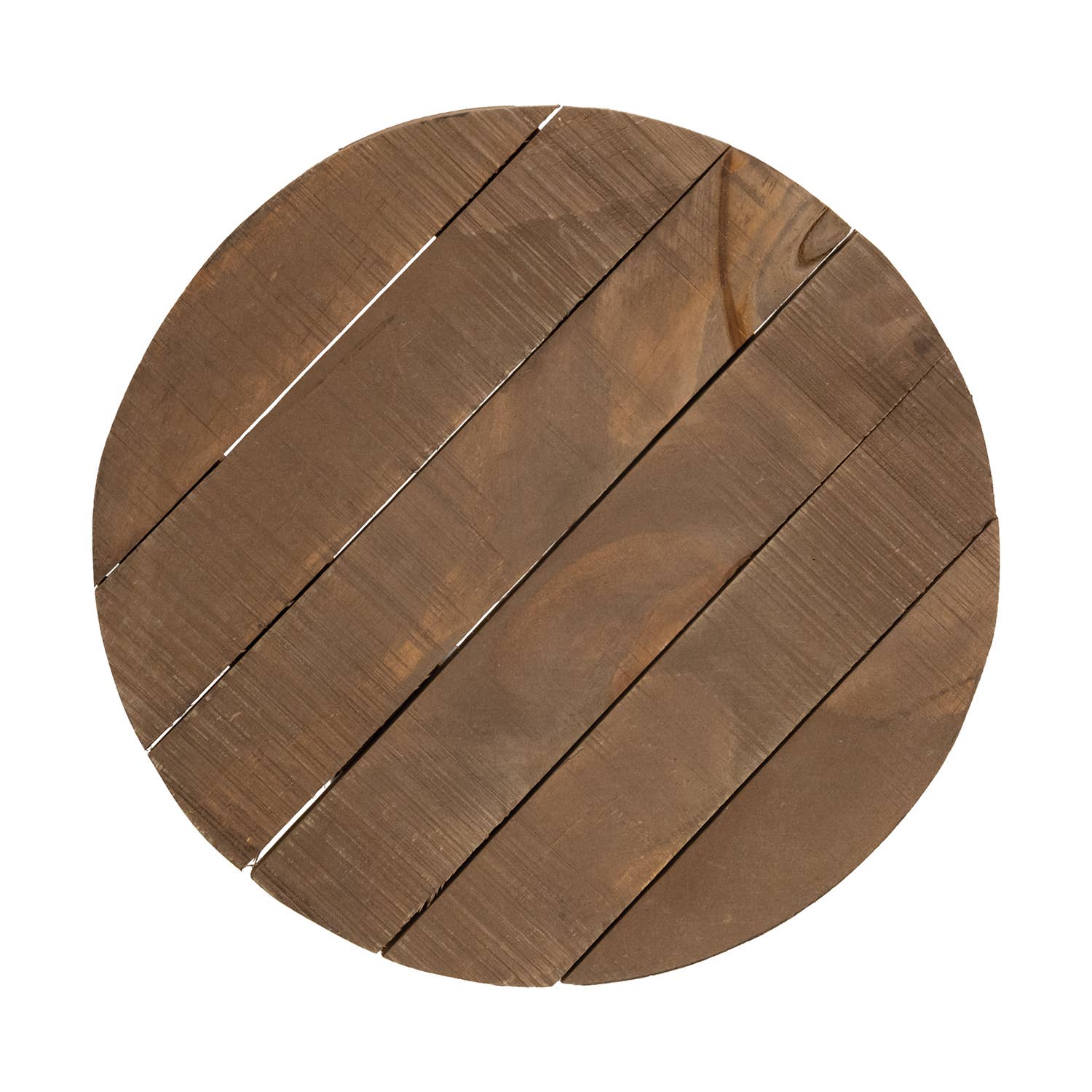 The Hearthside Collection - Vente Décorations de table - Élévateur rond en bois teinté2