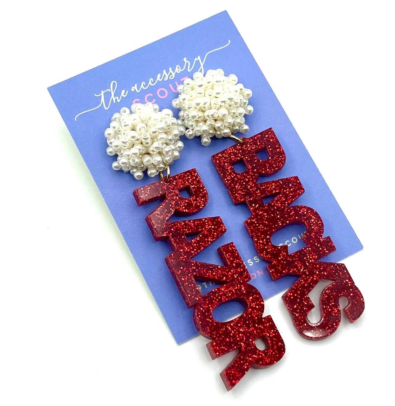 THE ACCESSORY SCOUT - Wholesale Dangle Earrings - Scout Celebration Tailgate Arkansas Razorbacks Earrings4