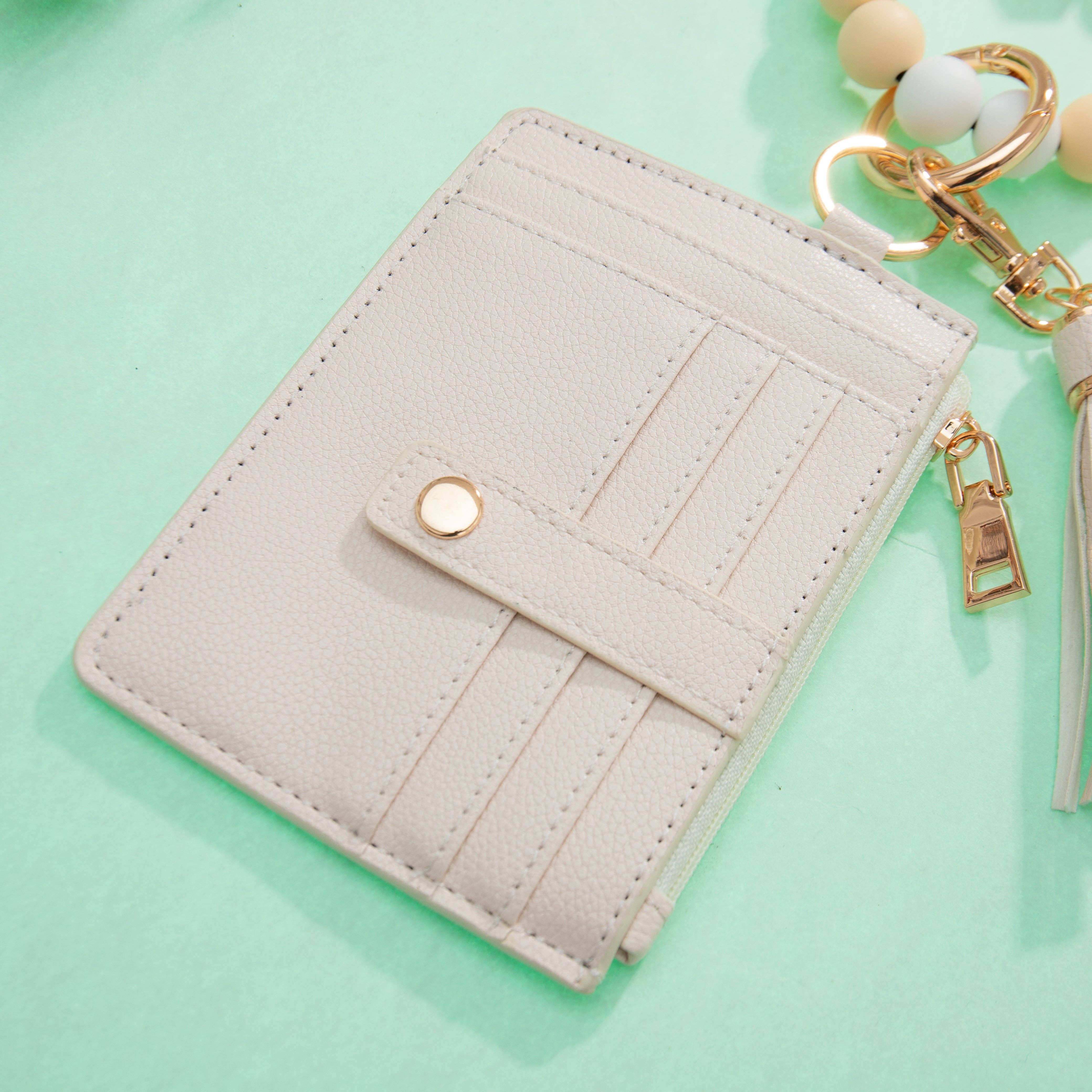 Sparkle Being – Carteira para cartões - Mulher por atacado – Suporte e estojo de cartão de pulseira com rebordo em silicone de grande capacidade2