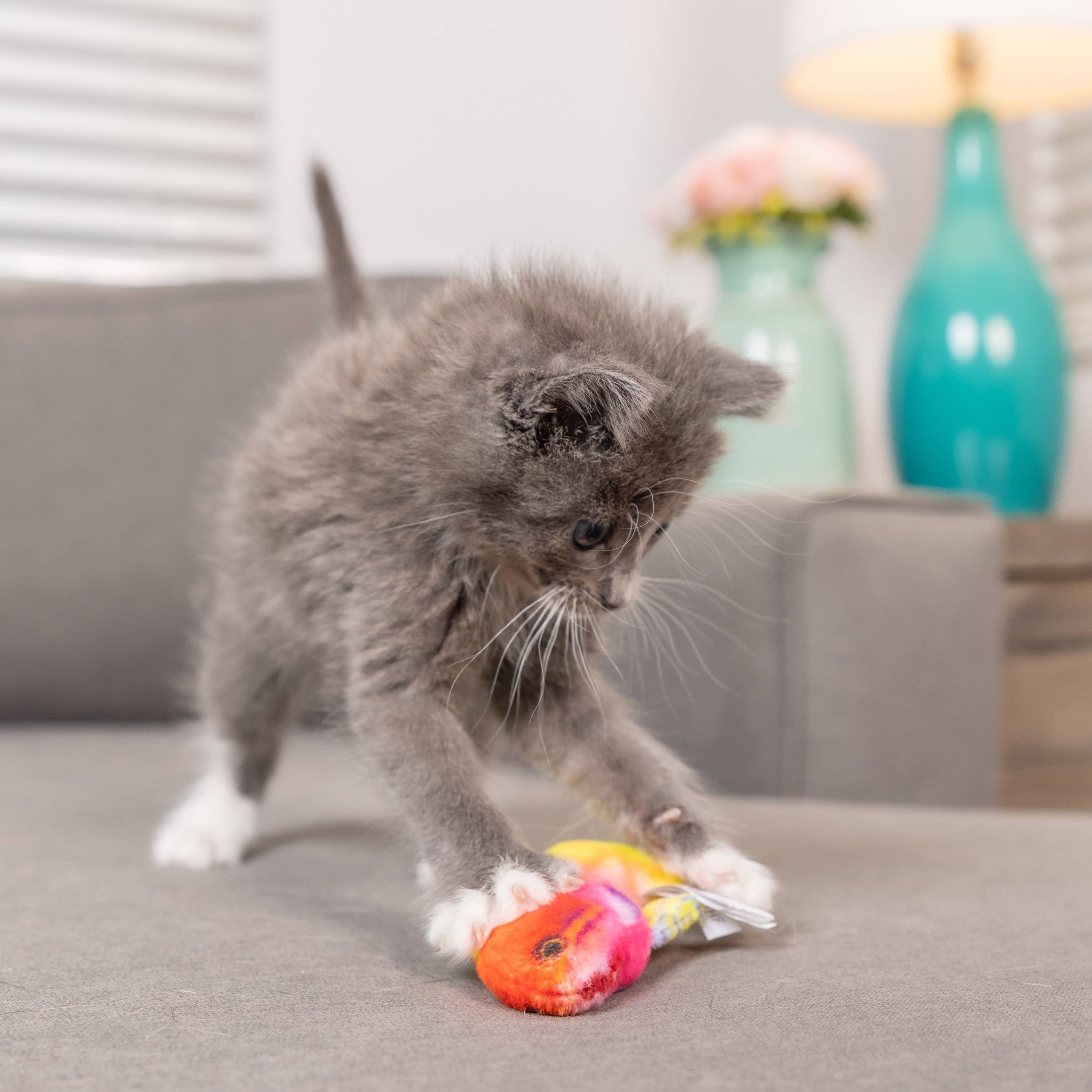 Huxley & Kent - Wholesale Pet Toy - Cat - Rainbow Guppy Cat Toy2