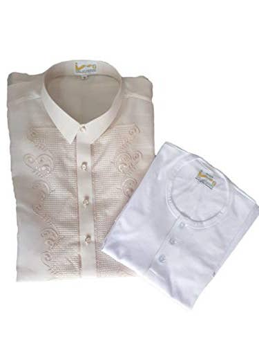 IMG OUTDOORS LLC - Vendita all'ingrosso Maglietta - Uomo - Canottiera Tagalog Barong (Camisa de Chino)2