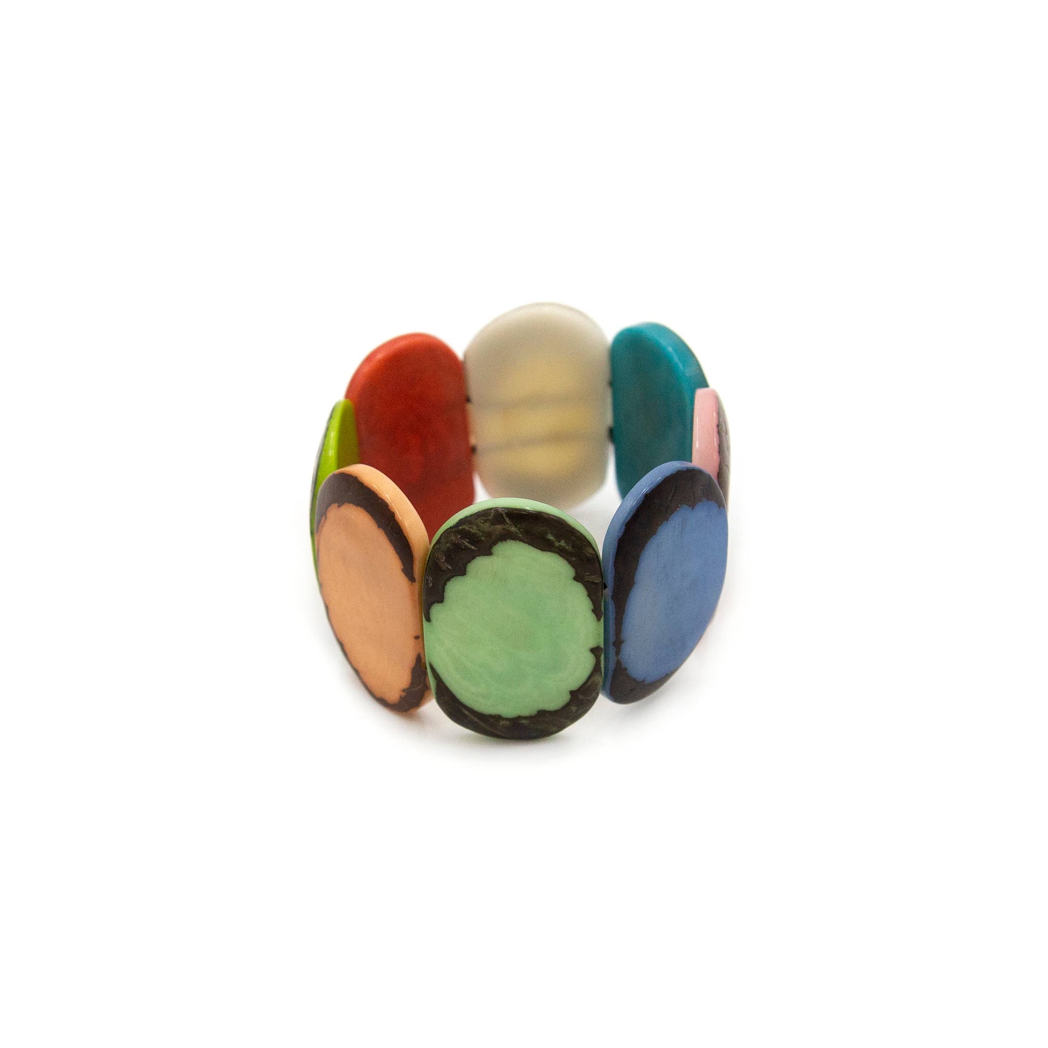 Organic Tagua Jewelry - Wholesale Beaded Bracelet - Carved Ivory Bracelet5