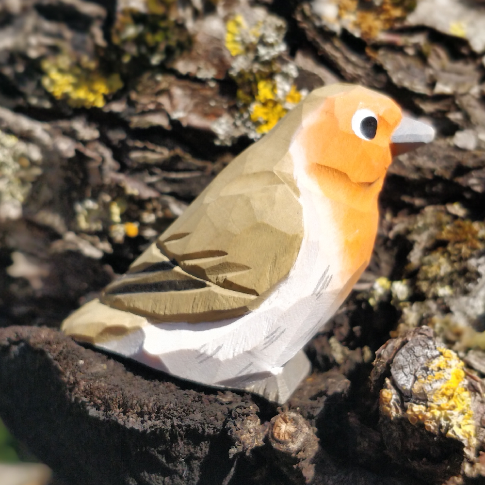 Wudimals – wholesale Träleksak - Barn – Wudimals® trä Robin djur leksak1