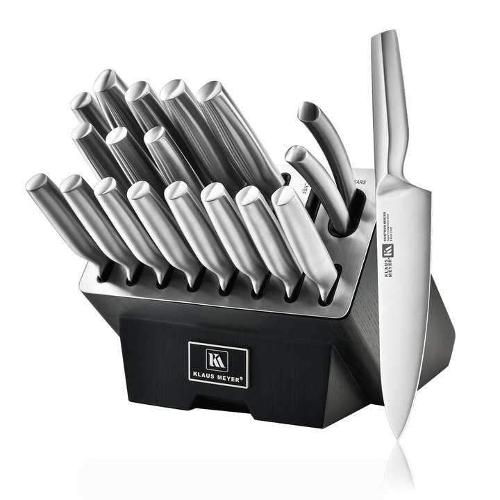 Contour 19 Piece Knife Block Set for wholesale by Klaus Meyer