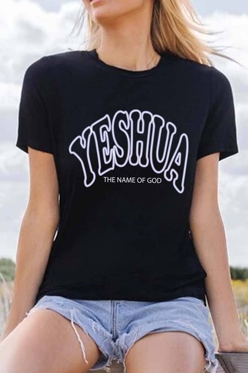 HARANG – Engroshandel T-shirt med print - Herre – M7367 YESHUA1
