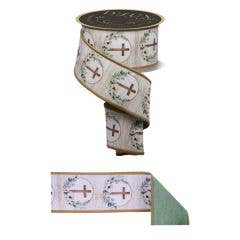 2,5 x 10 YD Filo Floreale Incrociato Fuso Marrone/Talpa/Verde Chiaro per la vendita all'ingrosso da parte di Lucknow Southern and Company