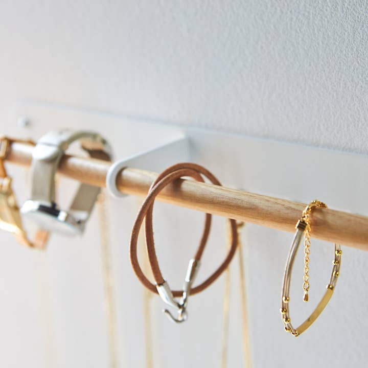 Yamazaki Home - Wholesale Wall Hook - Tosca Wall-Mounted Hooks - Steel + Wood