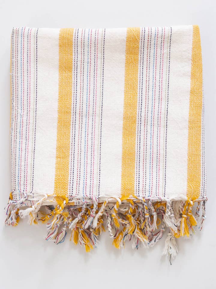 Yellow Ivory Montauk Towel for wholesale by HOME & LOFT