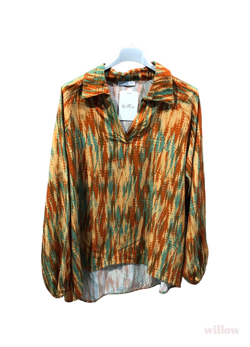 Moonsun - Wholesale Blouse - Women's - Boheme French collar blouse #42898