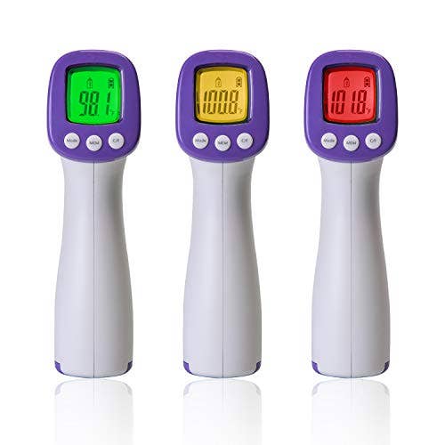 Reed - Wholesale Thermometer - Heavy Duty Thermometer Infrared Forehead High Caliber Sensor No Contact with LCD Display for Medical Offices, Hospitals3