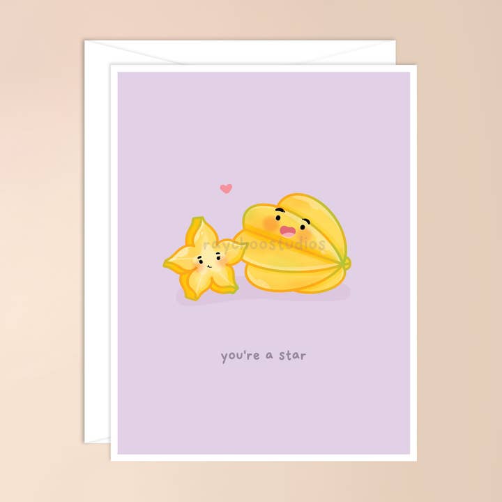 Carte de voeux You're a Star pour la vente par Raychoo Studios Inc.