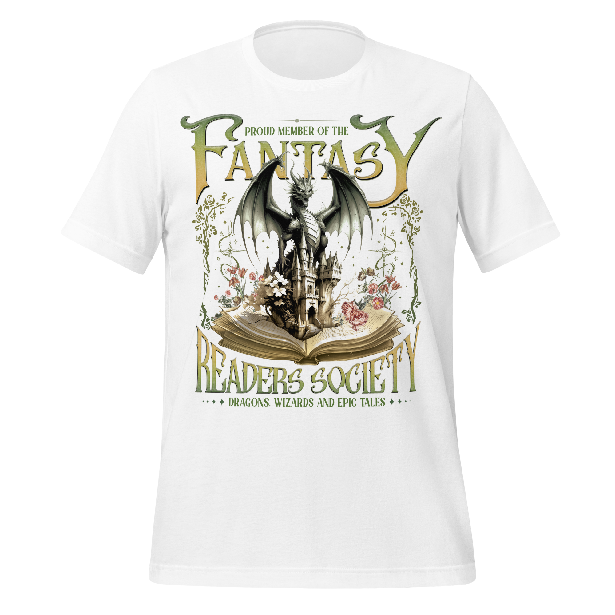 MagicMerchEmporium – wholesale Screen printed t-shirt – Women′s – Fantasy Book Lover Tee12