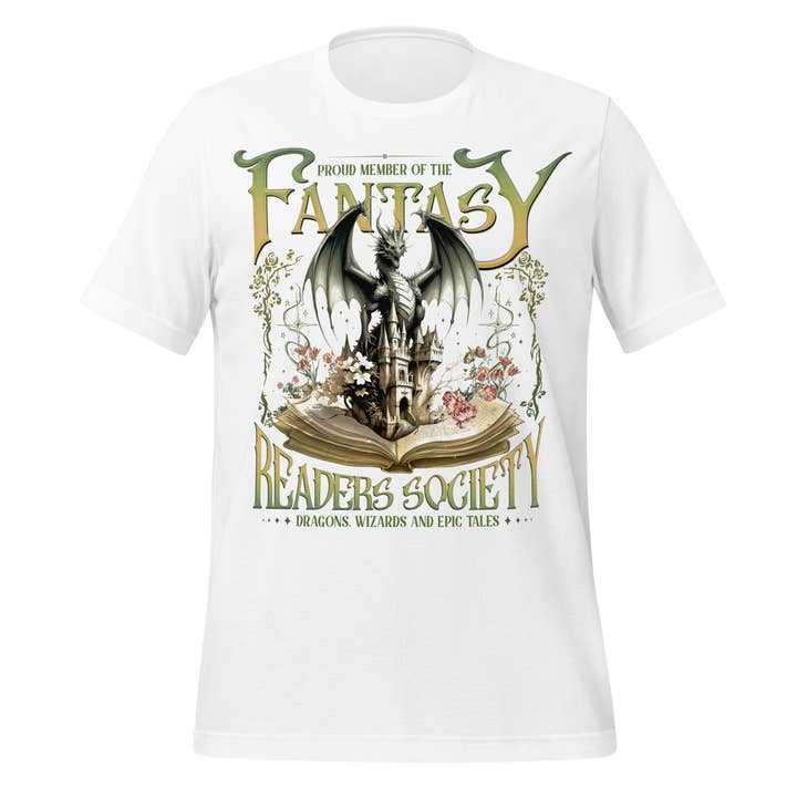 MagicMerchEmporium - Wholesale Screen printed t-shirt β Womenβ²s - Fantasy Book Lover Tee6