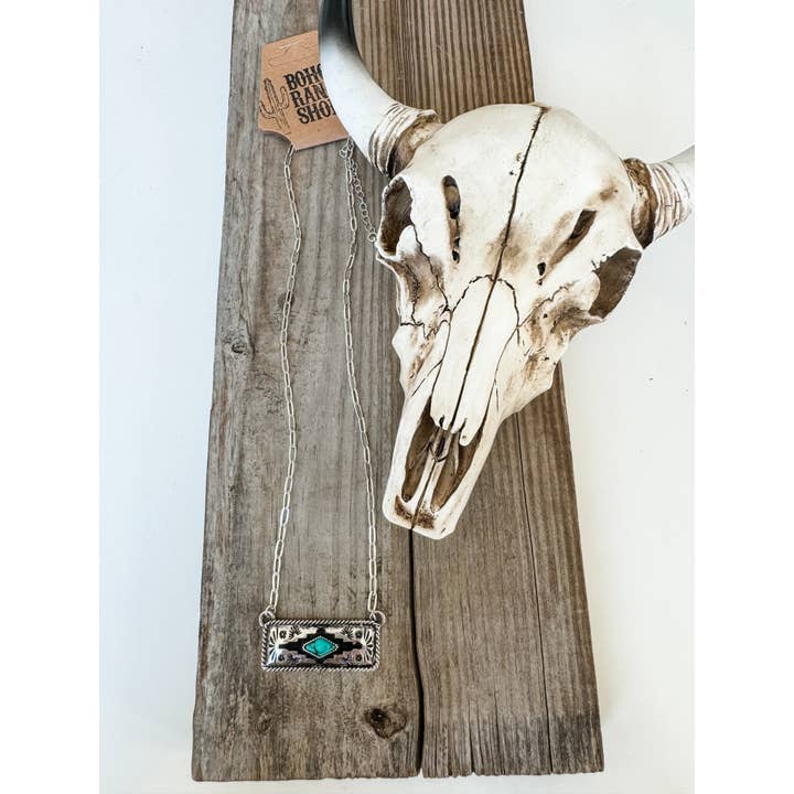 Boho Ranch Shop - Wholesale Pendant/Charm Necklace - Western Aztec Pendant Necklace 3