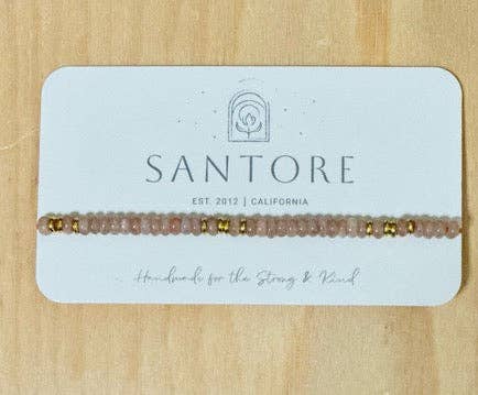 Santore Jewelry Company - Wholesale Beaded Bracelet - Linea Beaded Stretch Bracelet - Ships Carded21