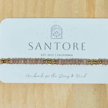 Santore Jewelry Company - Wholesale Beaded Bracelet - Linea Beaded Stretch Bracelet - Ships Carded21