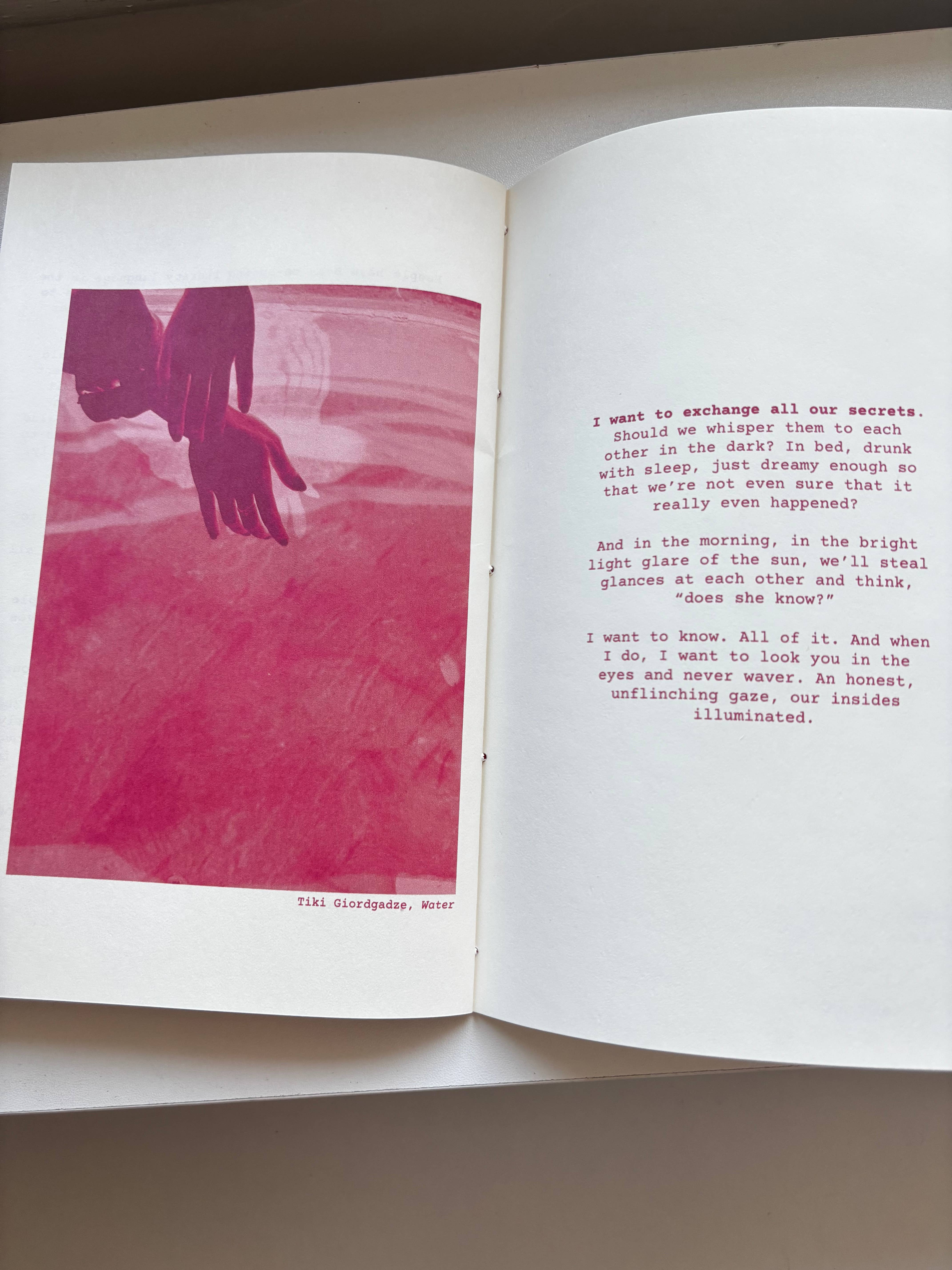 UNFOLDZinesandArt – Großhandel Zeitschrift – Noch irgendwo weich - Pergament Halbseitiges Zine, Coquette4