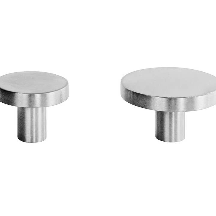 MOUD Home - Wholesale Wall Hook - Dot Knage Brushed Steel - Ø2.5 cm2