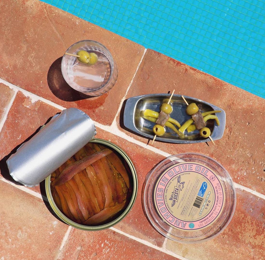 Siesta Co - Wholesale Tinned Fish - Cantabrian Anchovies in Organic EVOO - 500g2