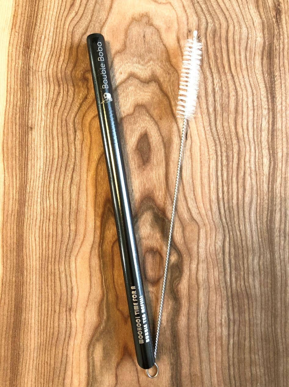 Bauble Boba - Wholesale Drinking Straw - Reusable Metal Bubble Tea Straw & Brush Set3