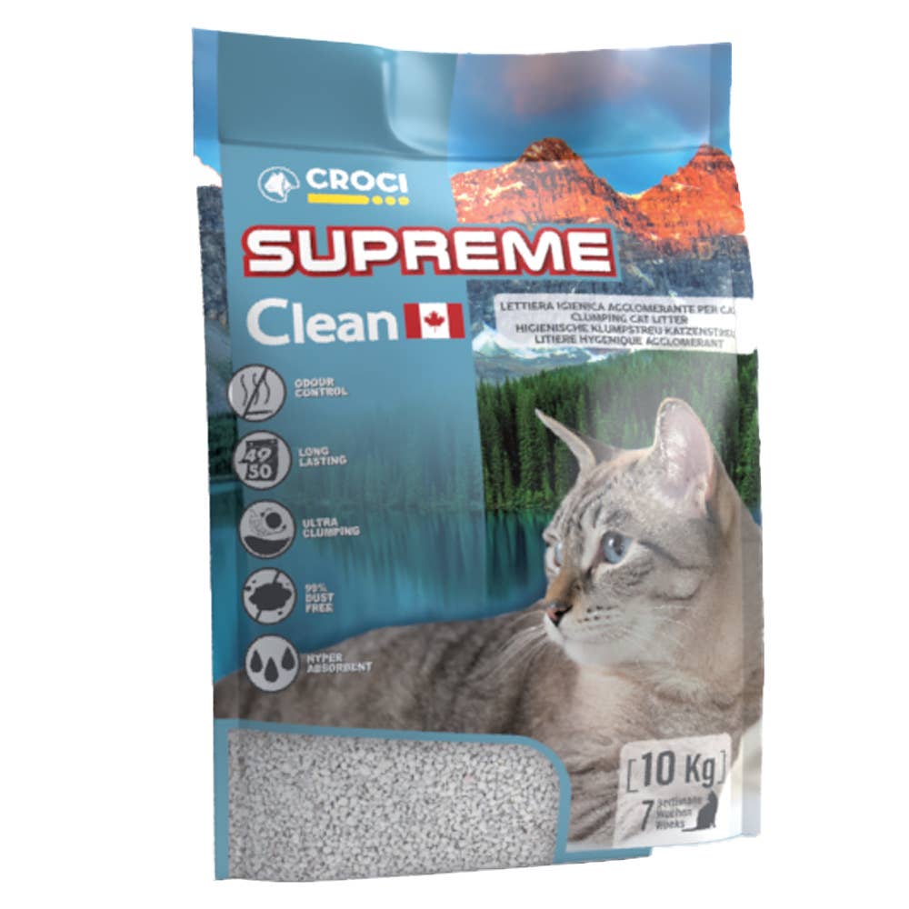 Croci – wholesale Husdjursbädd – Katt och hund – Kattlåda Supreme Clean med korsformad kliumik0