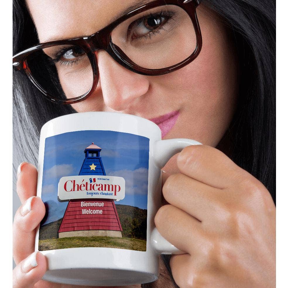 3dRose - Vendita all'ingrosso Tazza - 3dRose, Canada, Nuova Scozia, Cabot Trail. Faro di benvenuto di Cheticamp., Tazza9