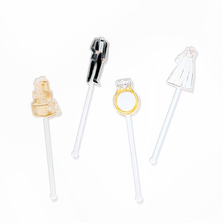 Sip Hip Hooray - Wholesale Drink Stirrer - Acrylic Stir Sticks | Wedding Icons