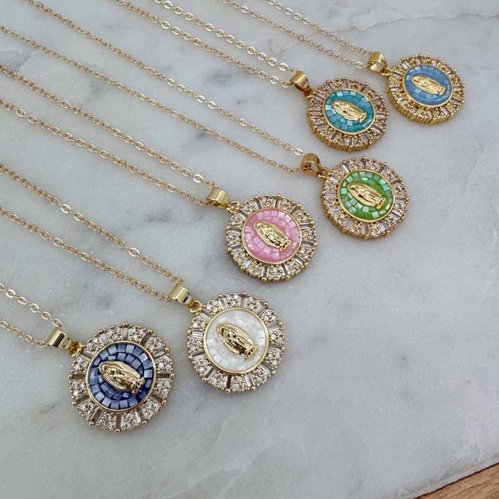 Laalee Jewelry - Wholesale Pendant/Charm Necklace - Virgin Mary Necklace, Religious Jewelry, Religious Necklace1