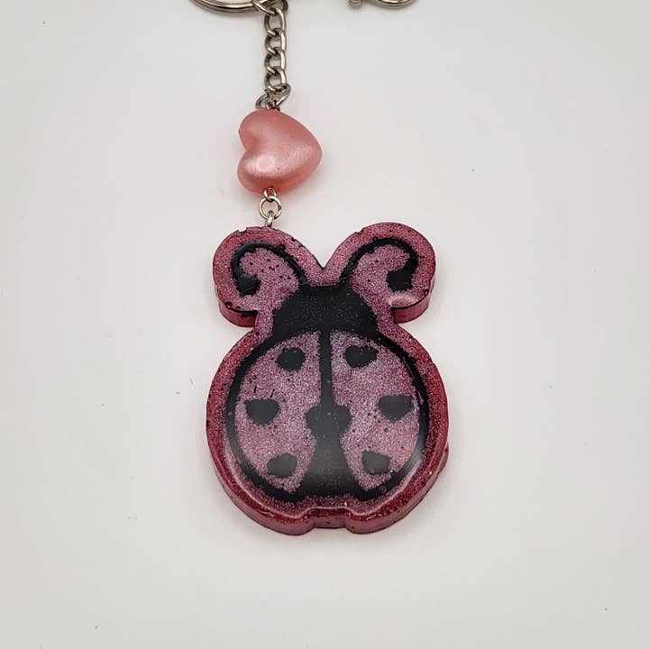 Chaveiro Joaninha por atacado de Blue Bourbon Designs