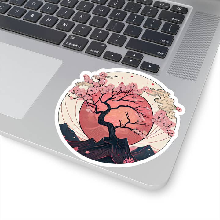 Smartstead Homestead - Wholesale Sticker - Waterproof Vinyl Sticker - Delicate Cherry Blossom Tree7
